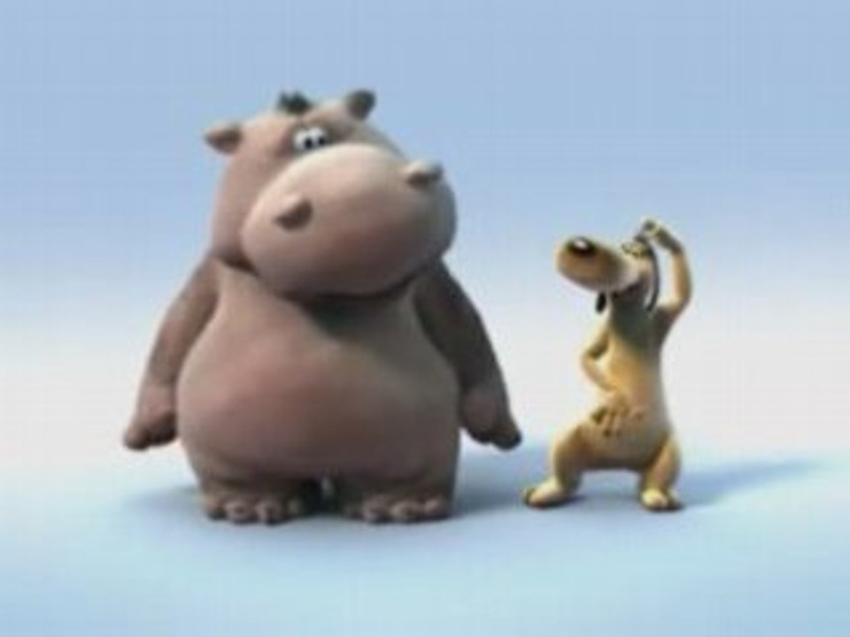 Funny hippo indian