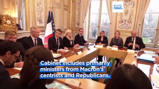 New center-right government in France announced 2 months after divisive elections