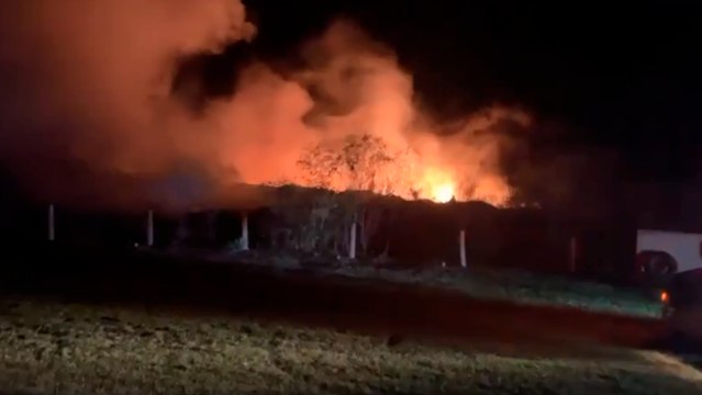 Tamaulipas: Fuerte explosión en ducto de Pemex se registra en Altamira