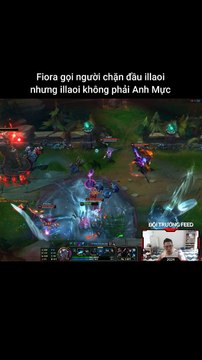 Fiora gọi người chặn đầu illaoi nhưng illaoi không phải Anh Mực #fiora #illaoi #lienminhhuyenthoai #leagueoflegends