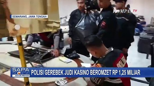 Polrestabes Semarang Gerebek Kasino Beromzet 1,25 Miliar, 12 Orang Ditangkap