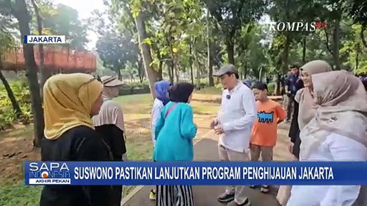 Jika Terpilih, Suswono Pastikan Program Penghijauan Jakarta Dilanjutkan