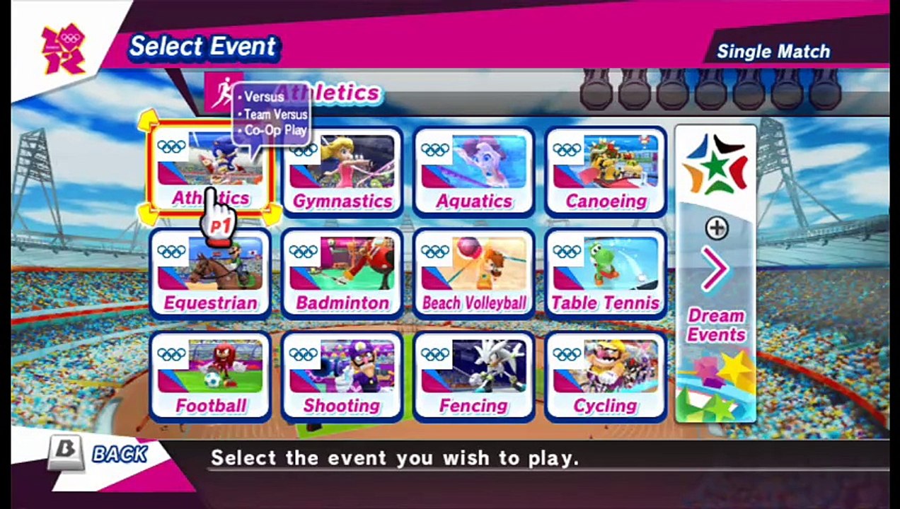 Mario & Sonic at the London 2012 Olympic Games online multiplayer - wii