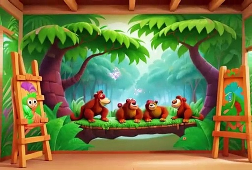Orangutans's song KidsMusic-kidssongs-nursery rhymes-kids story time-DancingAnimals-CreativePlaytime