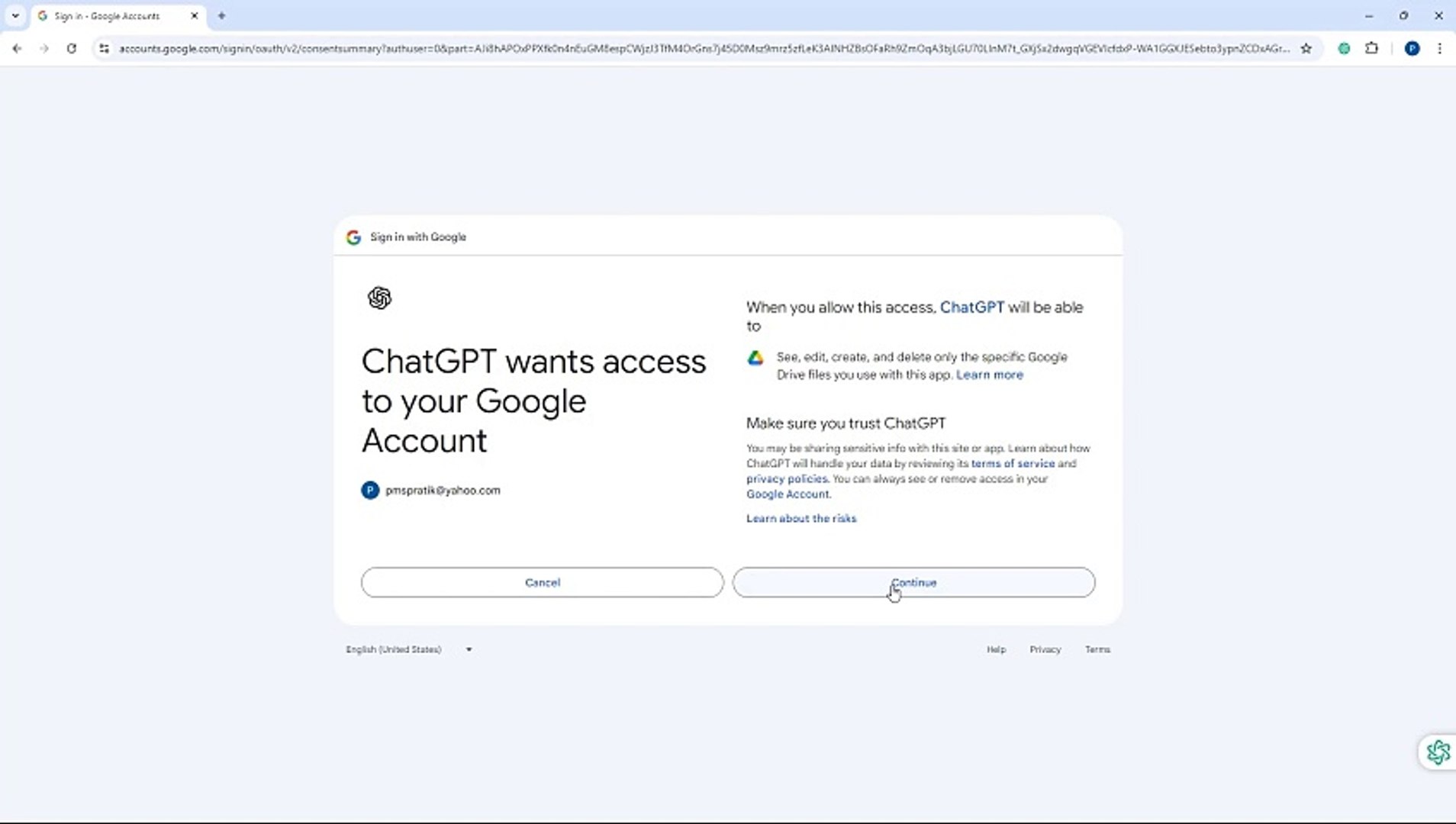 ChatGPT Course Section 58 Using Connected Apps