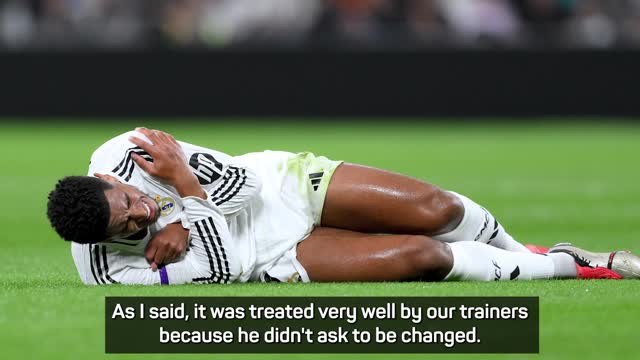 Ancelotti confident Bellingham's shoulder injury will not be an issue