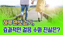 하루 만보 걷기, 효과적인 걸음 수와 진실은?[김대성의 아아 그렇군요]