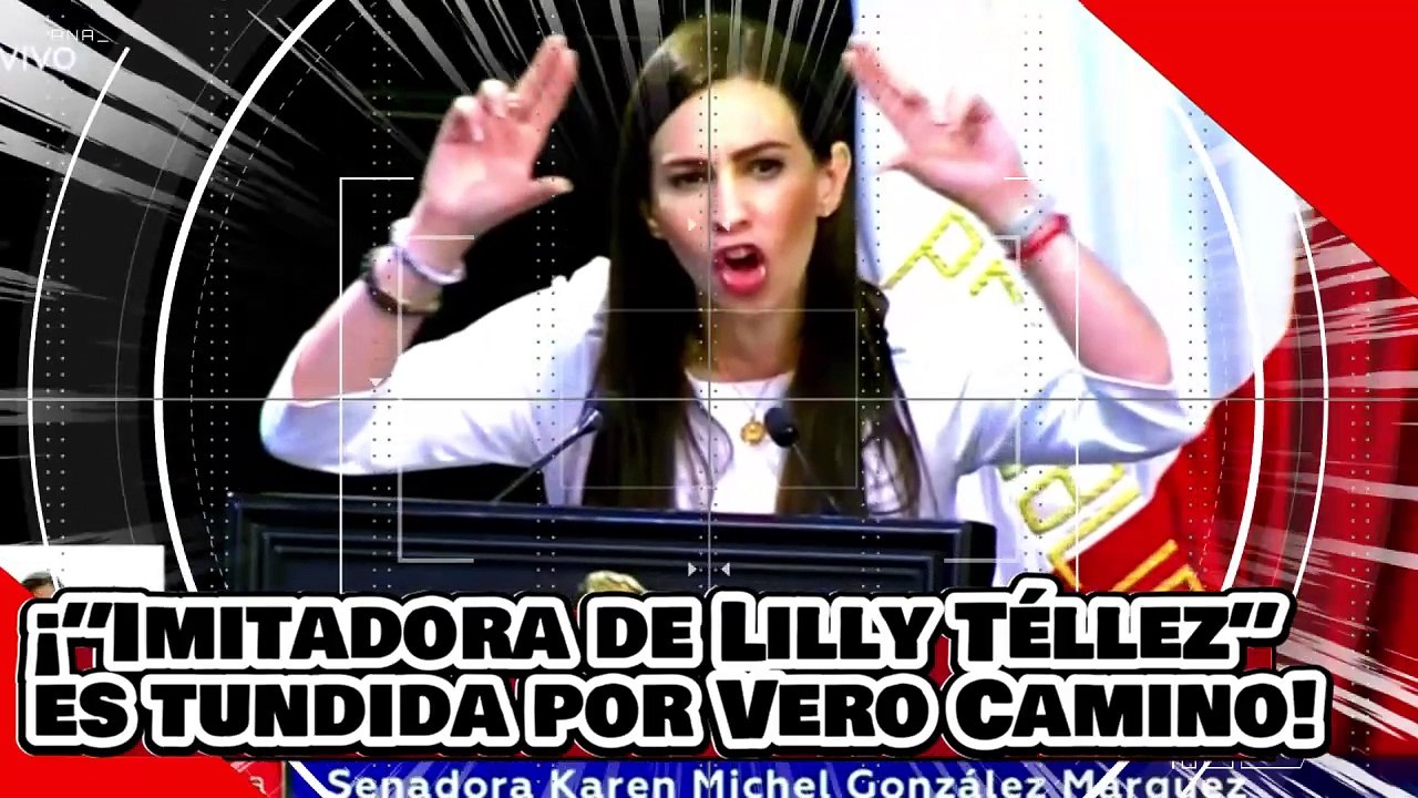 ¡VE! ¡”imitadora de Lilly Téllez” es destruida por la valiente senadora Vero Camino!