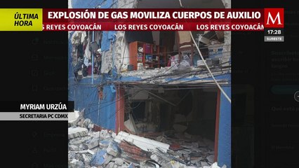 Explosión de gas en la colonia Los Reyes en CdMx