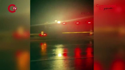 Gaziantep’te feci kaza! Bariyerlere çarparak yanan TIR'ın sürücü yaralandı