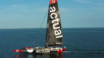 Finistère Atlantique 2024 : Mise à l'eau à Lorient et navigation en direction de la Trinité-Sur-Mer pour le Team Actua