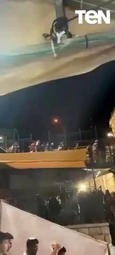 هروب المستوطنين للملاجئ عقب الرشقة الصاروخية التي أطلقت تجاه شمال إسرائيل