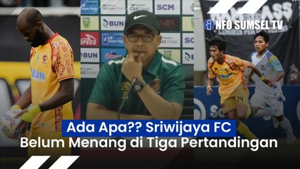 Hasil Imbang lagi di Laga Home Lawan Persikota, Head Coach Sriwijaya FC Pasang Badan