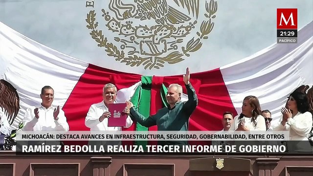 Avances y logros destacados en el tercer informe de gobierno de Alfredo Ramírez Bedolla