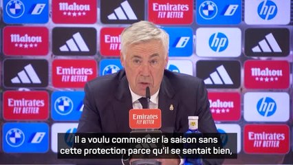 Скачать видео: Real Madrid - Ancelotti rassurant sur la blessure à l'épaule de Bellingham