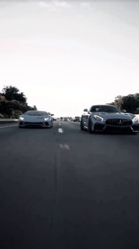 Lamborghini and AMG Gt....#viral #shorts #trendingvideos #cars