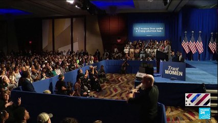 Harris slams Trump for hypocrisy on abortion as US starts voting