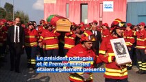 Au Portugal, l'hommage aux pompiers tués lors des incendies