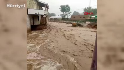 Van'da şiddetli sağanak sele yol açtı