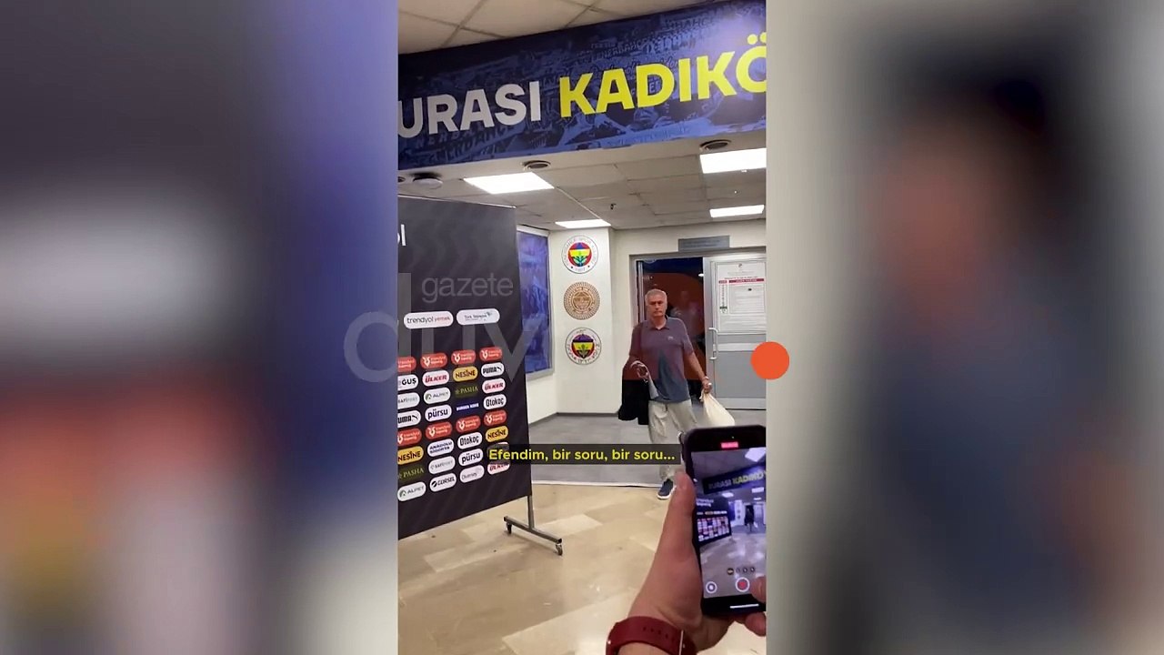 Beyaz TV'nin İngilizcesi Mourinho'yu şaşırttı: Şaka mı yapıyorsun?