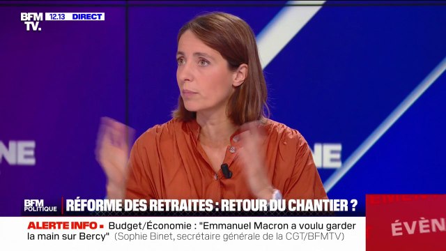 Sophie Binet, sur la retraite des seniors: La balle est dans le camp du patronat