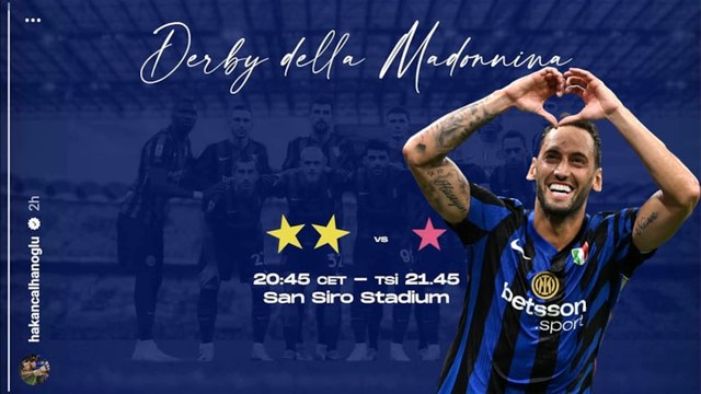 Hakan Çalhanoğlu'ndan Milan'a Derbi Öncesi Gönderme: İki Yıldız, Bir Yıldız Karşısında