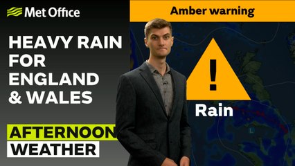 Met Office Afternoon Weather Forecast 22/09/24 - Unsettled for south, dry for north