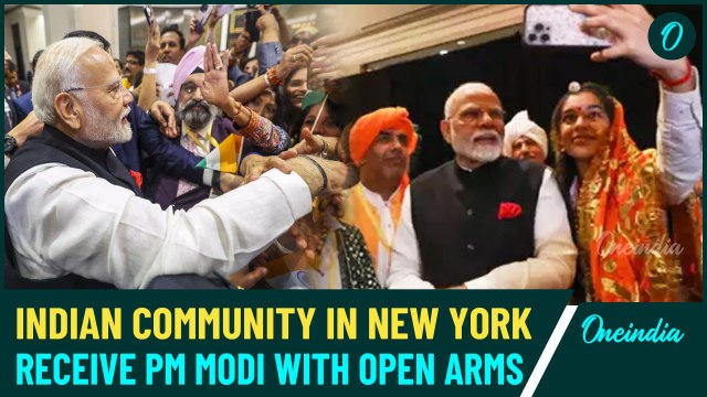 New York: Prime Minister Modi Receives Enthusiastic Welcome from Indian Community During USA Visit