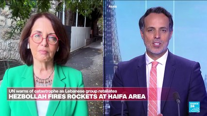 UN warns of catastrophe as Lebanon's Hezbollah fires rockets at Israel