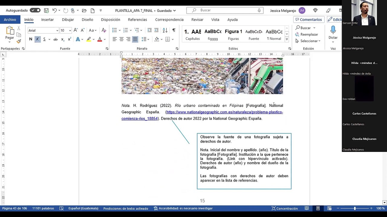 Epecificaciones de APA 7ma. Ed