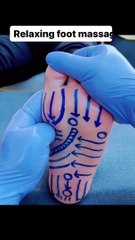 Relaxing foot massage tutorial