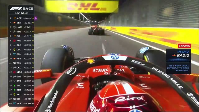 El mensaje de Checo Pérez sobre lo bueno que es Colapinto