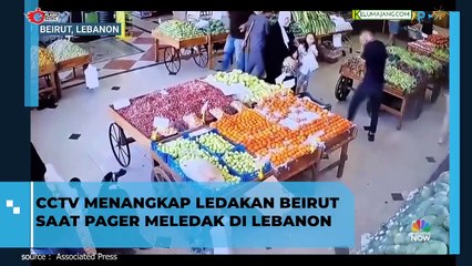 Viral Video Ledakan Pager Beirut di Lebanon