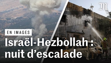 En images : bombardements et lancers de roquettes entre Israël et le Hezbollah