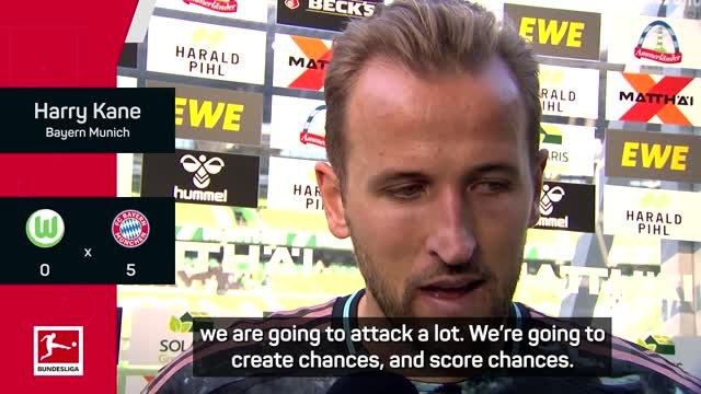 Kane credits Bayern team-mates after breaking scoring record