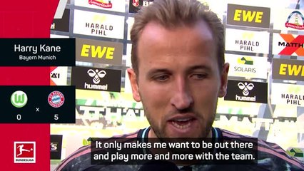 Download Video: Kane credits Bayern team-mates after breaking scoring record