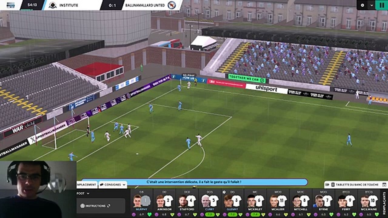 Carrière  avec Ballinamallard United Saison 1 Episode 6  la suite