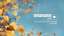 توقعات فصل #الخريف 2024 في الوطن العربي عبر النشرة الموسمية ! 