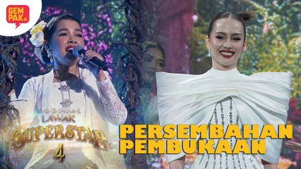 Pembukaan Muzikal Lawak Superstar 4 bak alam fantasi.