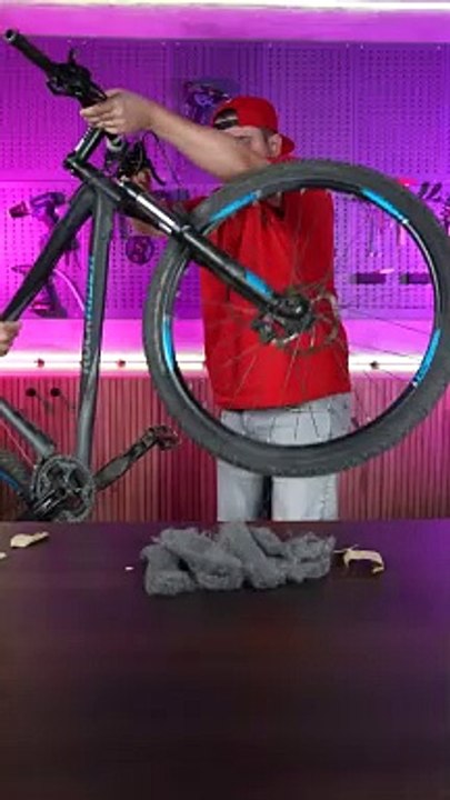 Flaming bike