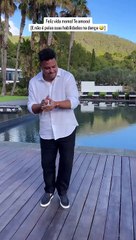 Celina Locks se declara a Ronaldo em celebração de aniversário e mostra ex-jogador dançando