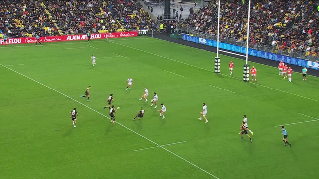 TOP 14 - Essai de Dillyn LEYDS 2 (SR) – Stade Rochelais – Section Paloise