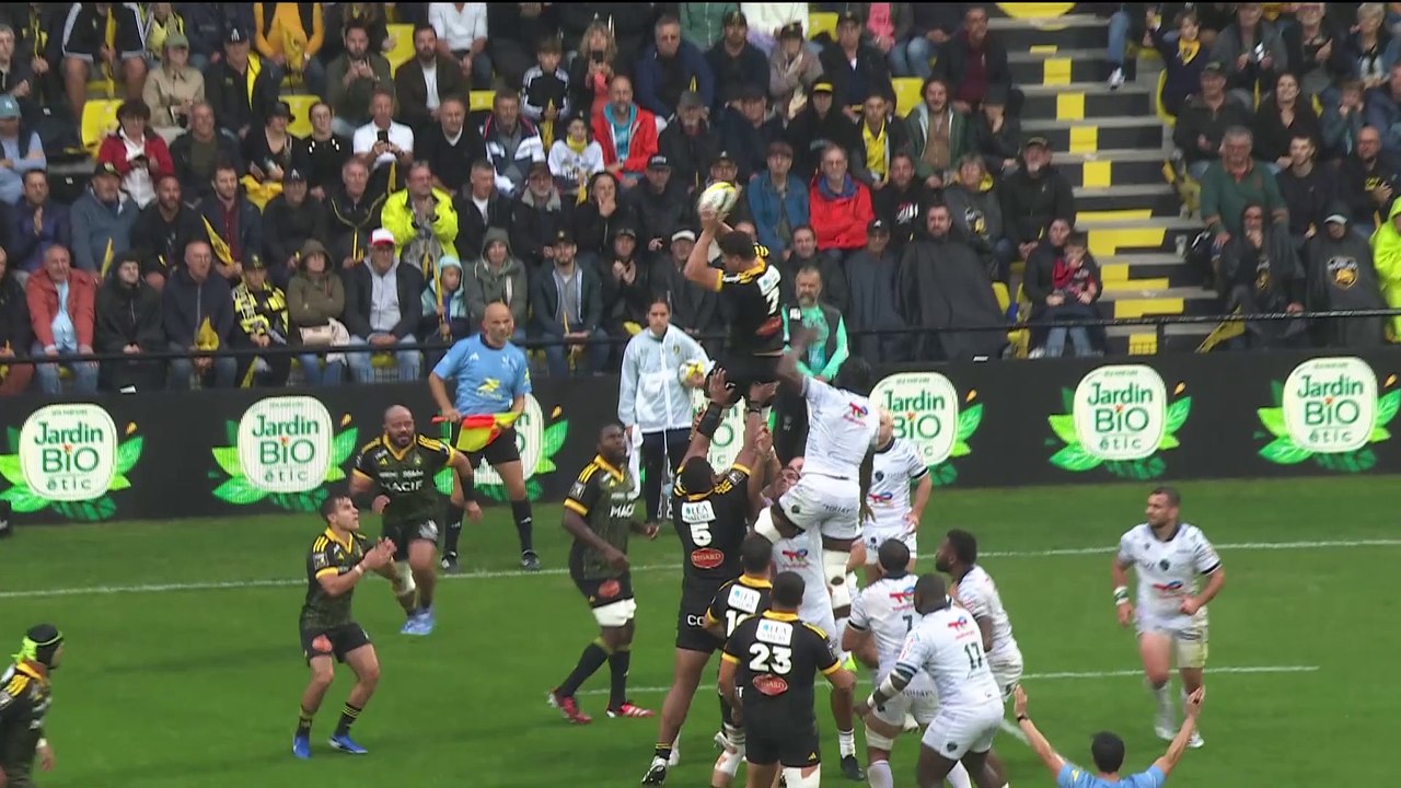 TOP 14 - Essai de Jules FAVRE (SR) – Stade Rochelais – Section Paloise