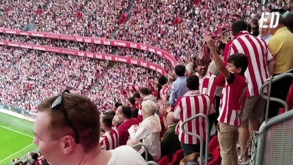 San Mamés canta el gol de Guruzeta