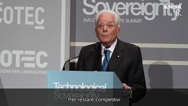 Mattarella: Servono risorse per restare competitivi e fondi per la scuola