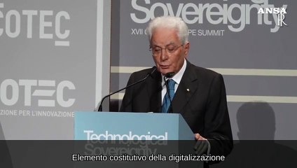 Mattarella: "La transizione digitale e' una sfida epocale"