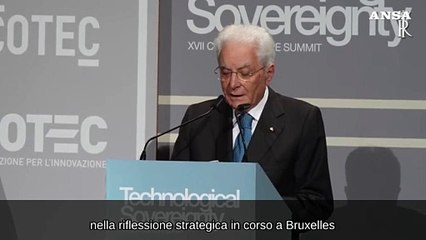 Mattarella: "Autorevole il rapporto di Mario Draghi"