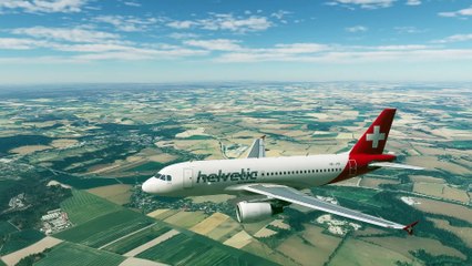 MSFS A319 FÉNIX HELVETIC atterro EDDC ILS OSKA4B RUNWAY 04