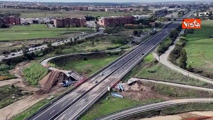 Cavalcavia crollato sull'autostrada A1 ripresa la circolazione dopo demolizione del viadotto Ragusa