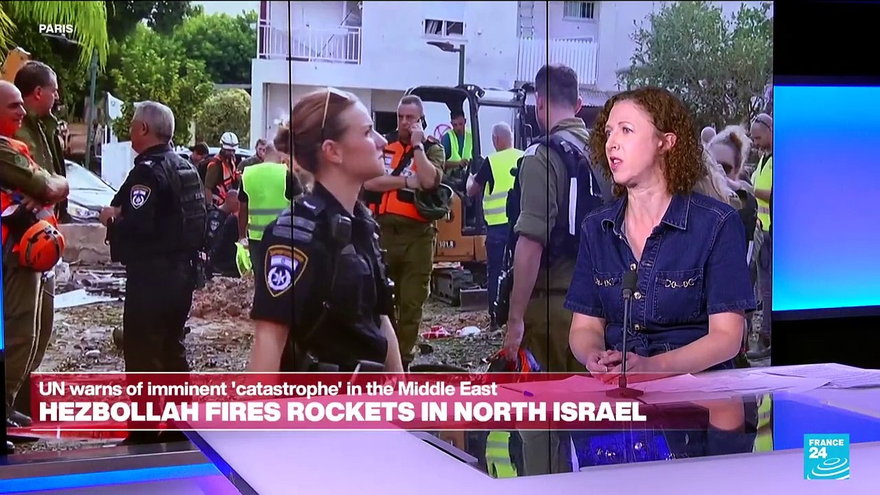 Hezbollah fires over 150 rockets from Lebanon into Israel and declares an 'open-ended battle'